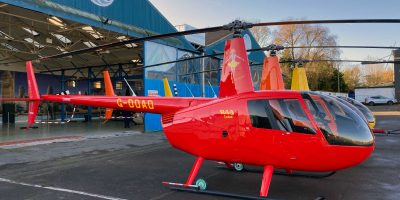 R44 ICE helicopters Elstree