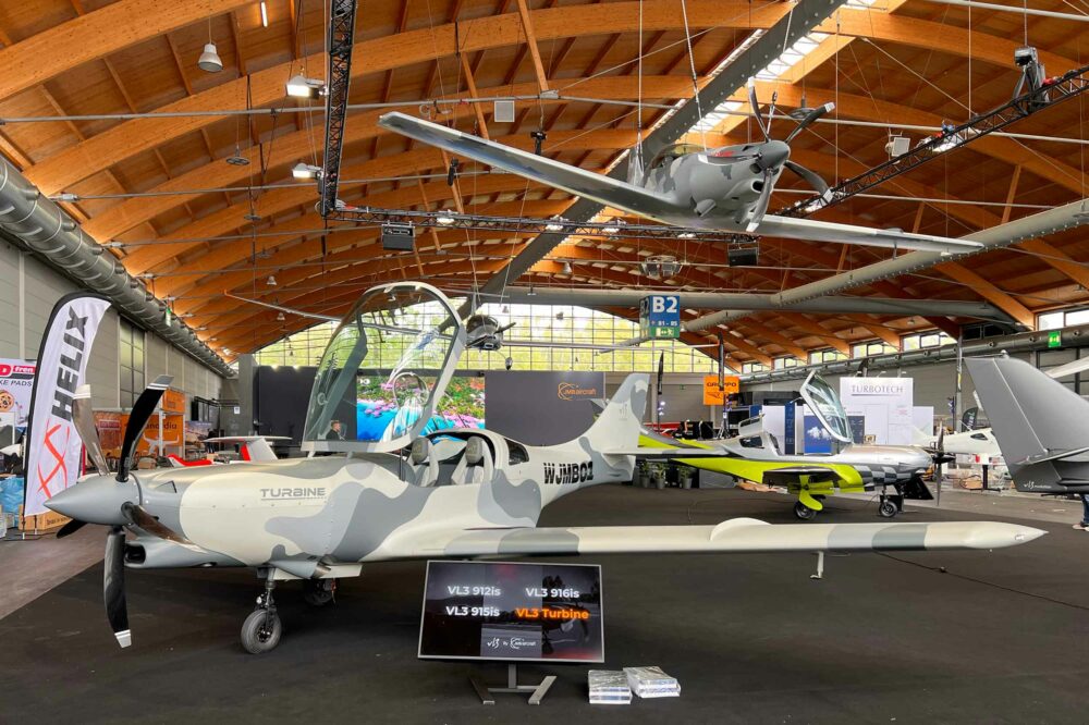 JMB Aircraft's speedy VL3 fitted with TurboTech turbine... and camo colour scheme!