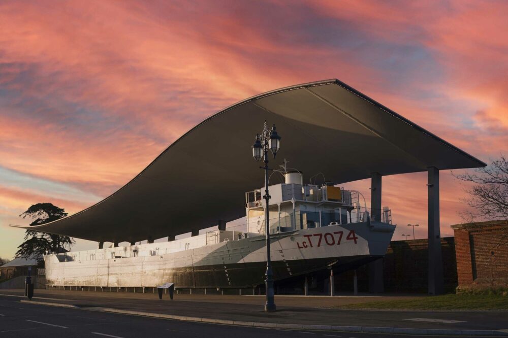 Standing outside the D-Day Story museum in Portsmouth is a unique survivor: LCT 7074