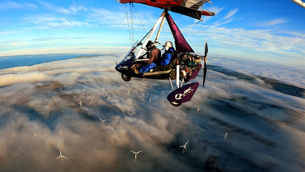 Microlight over Scotland Graeme Ritchie photo