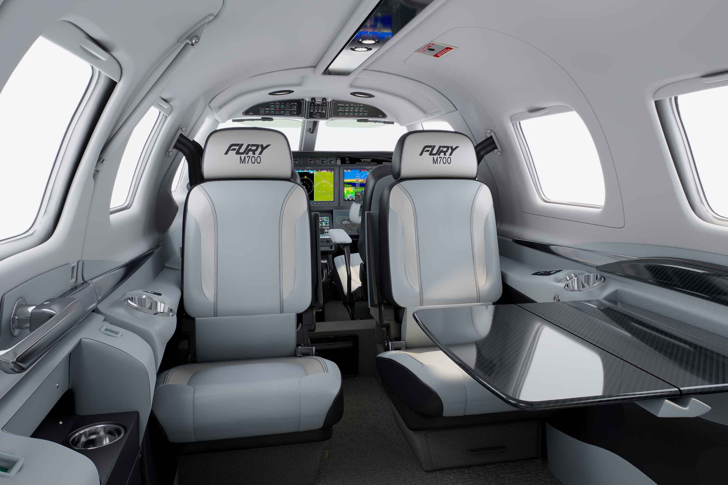 Piper M700 Fury cabin